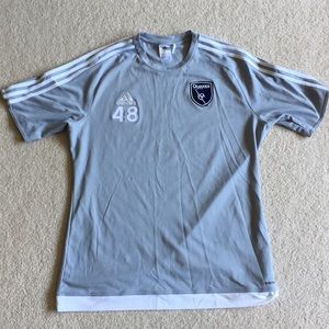 San Jose Earthquakes Gray Training Top